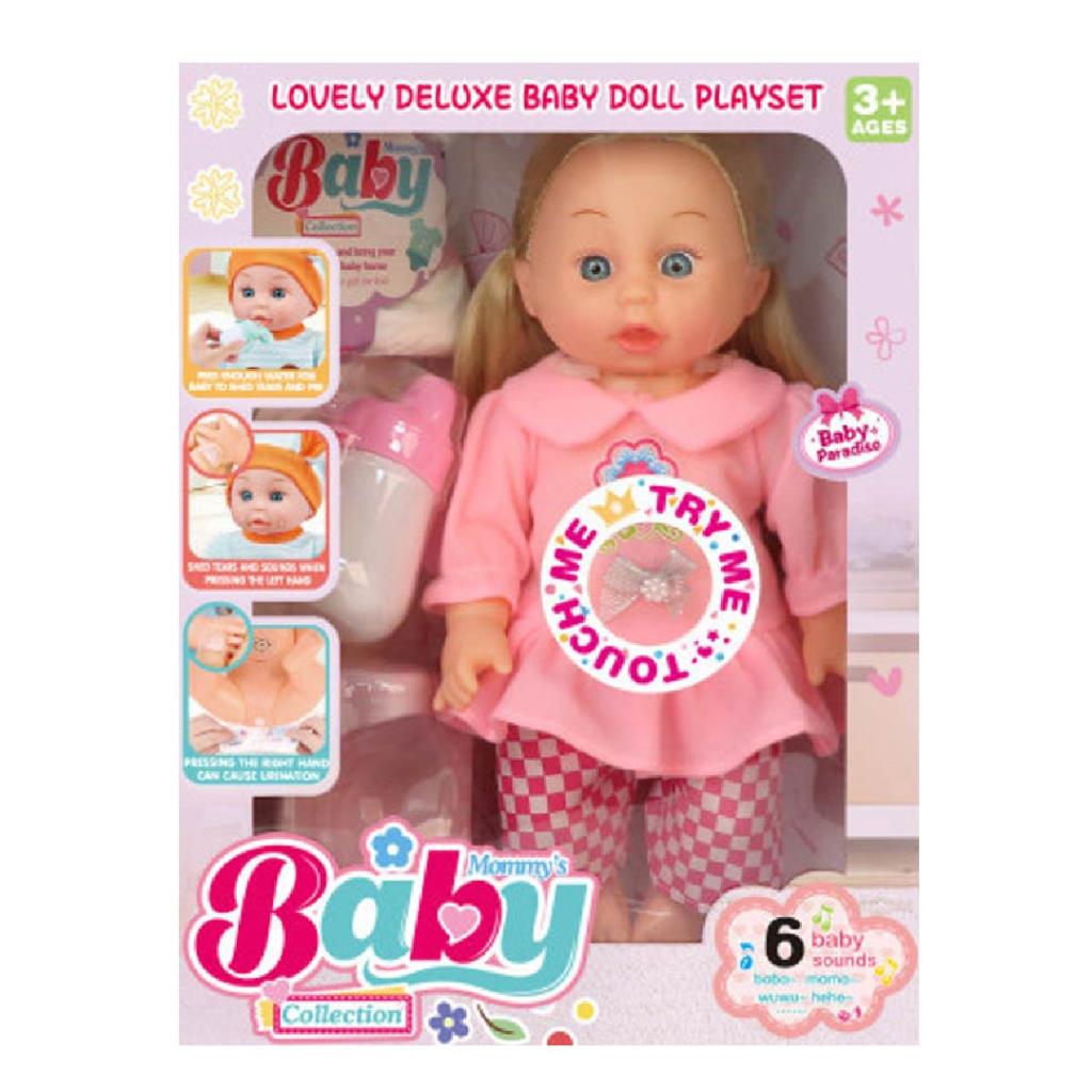  Interactive Baby Doll with Care Accessories Playset